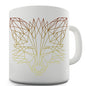 Geometric Fox Novelty Mug