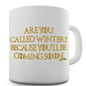 Are You Called Winter Novelty Mug