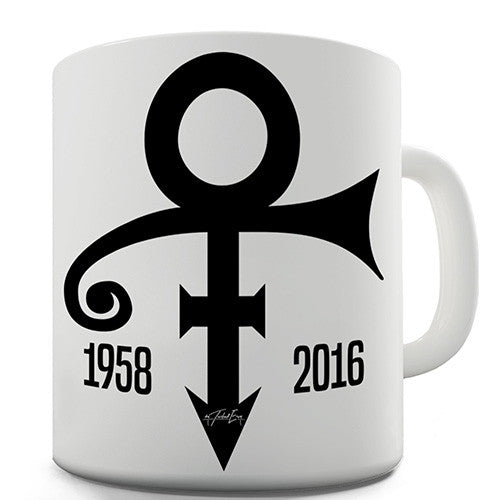 The Love Symbol 1958-2016 Novelty Mug