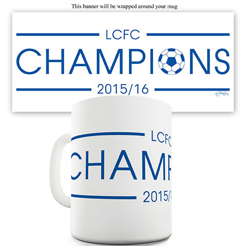 LCFC Champions Novelty Mug