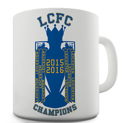 LCFC Champions 2015-2016 Novelty Mug