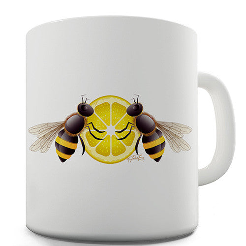 Lemon Bees Novelty Mug