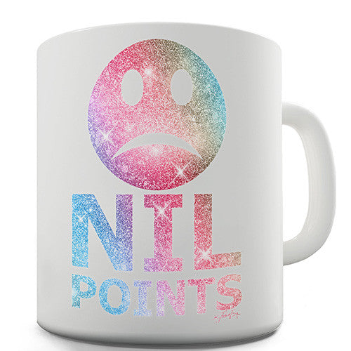 Nil Points Sad Face Novelty Mug