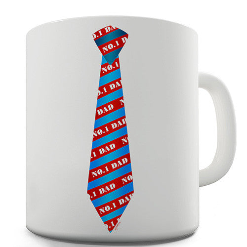 No.1 Dad Tie Novelty Mug