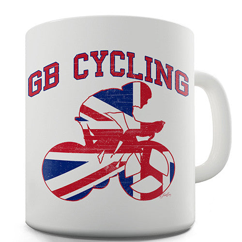 Great Britain Cycling Novelty Mug