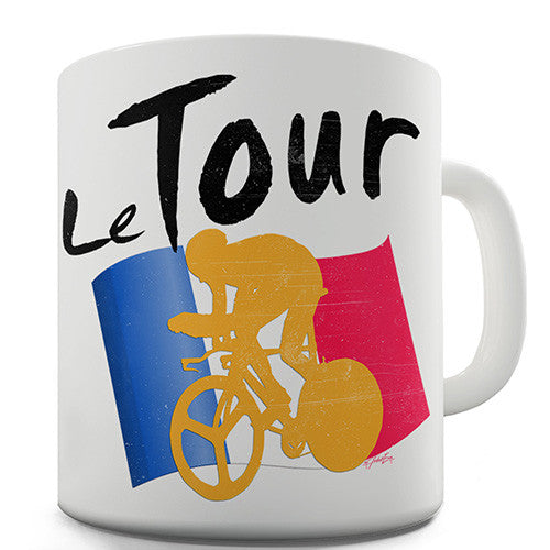 Cycling Le Tour Novelty Mug