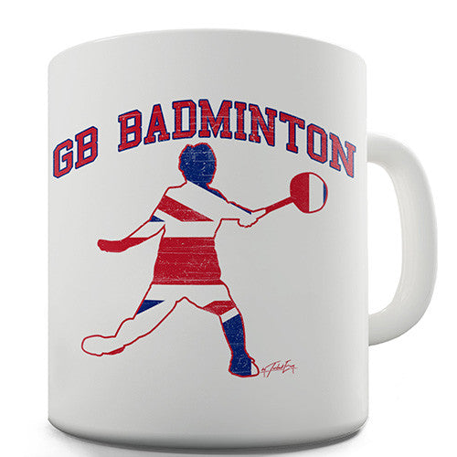 GB Badminton Novelty Mug