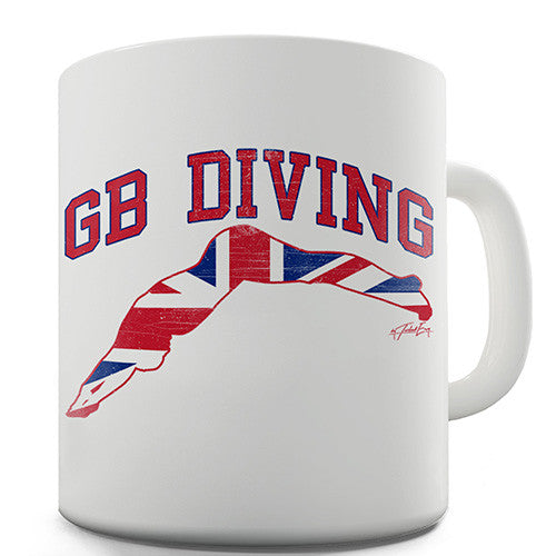 GB Diving Novelty Mug