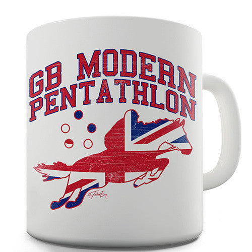 GB Modern Pentathlon Novelty Mug