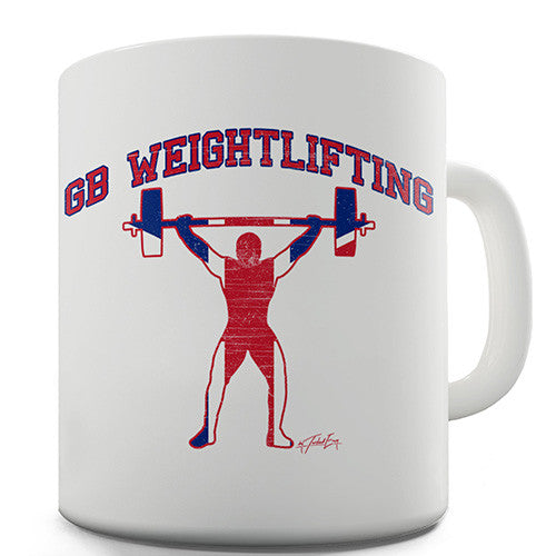 GB Weightlifting Novelty Mug