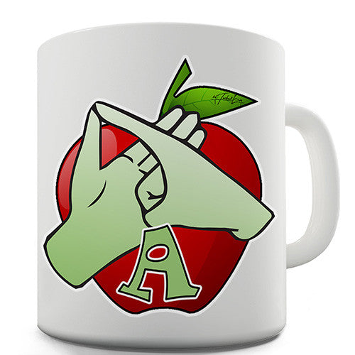 Sign Language Letter A Novelty Mug