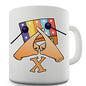 Sign Language Letter X Novelty Mug