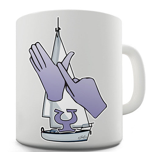 Sign Language Letter Y Novelty Mug