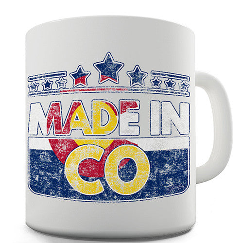 Made In CO Colorado Novelty Mug