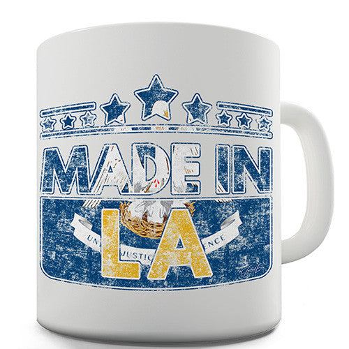 Made In LA Louisiana Novelty Mug