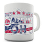 Made In OH Ohio Novelty Mug