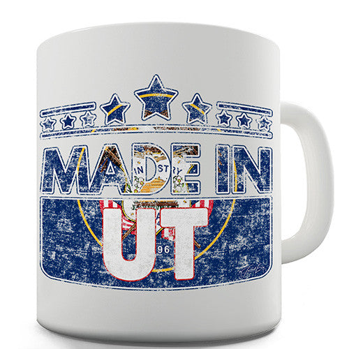 Made In UT Utah Novelty Mug