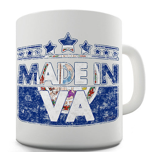 Made In VA Virginia Novelty Mug