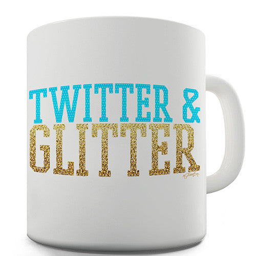 Twitter And Glitter Novelty Mug