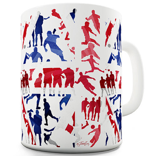 GB 2016 Football Silhouette Novelty Mug