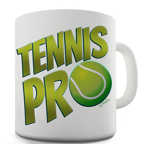 Tennis Pro Novelty Mug