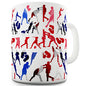 GB 2016 Boxing Silhouette Novelty Mug