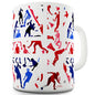 GB 2016 Badminton Silhouette Novelty Mug