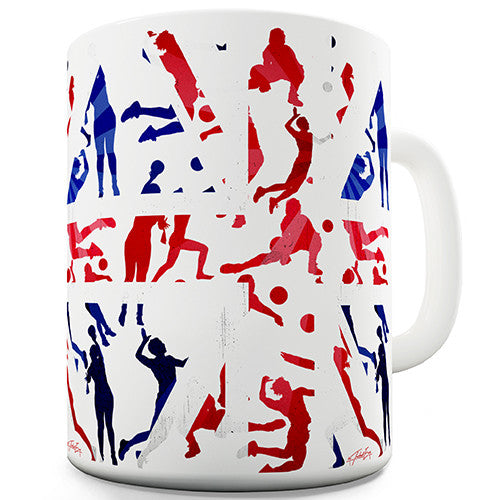 GB 2016 Volleyball Silhouette Novelty Mug