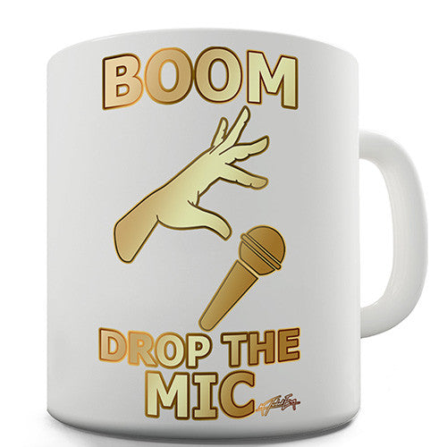 Boom Drop Mic Novelty Mug