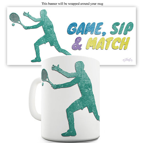 Game, Sip and Match Novelty Mug