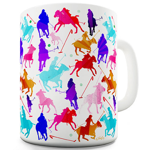 Polo Rainbow Collage Novelty Mug