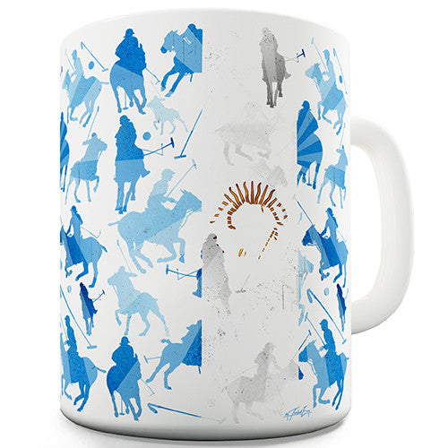 Argentina Polo Collage Novelty Mug