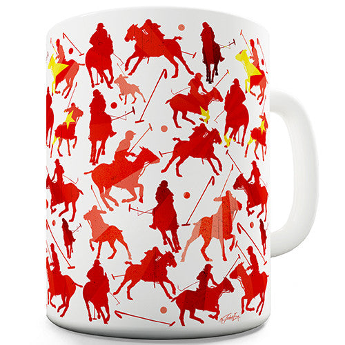 China Polo Collage Novelty Mug