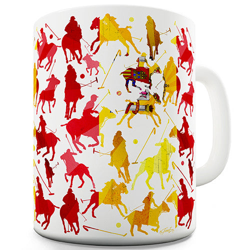 Spain Polo Collage Novelty Mug