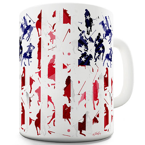 USA Polo Collage Novelty Mug