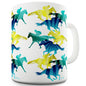 Horse Racing Collage Novelty Mug