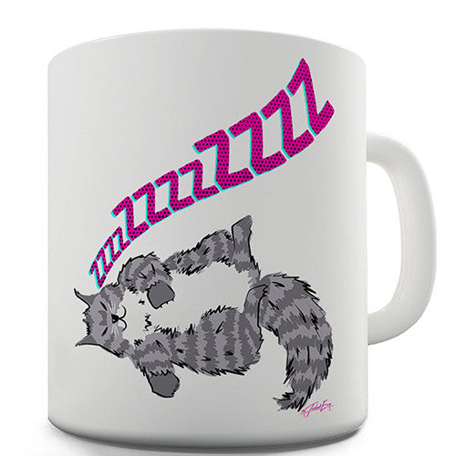 Floof The Cat Is Sleeping Novelty Mug