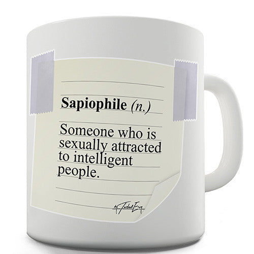 Definition Of Sapiosexual Novelty Mug