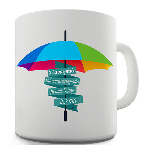 Pluviophile Definition Novelty Mug