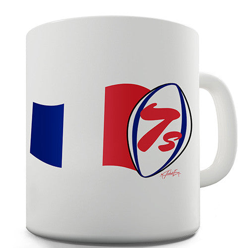 Rugby 7s France Novelty Mug