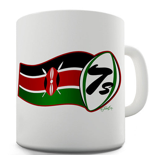 Rugby 7s Kenya Novelty Mug