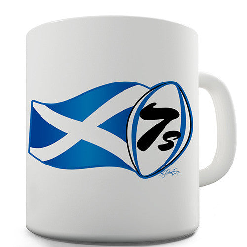 Rugby 7s Scotland Novelty Mug