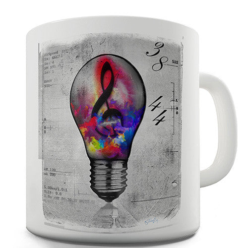 Musical Lightbulb Novelty Mug
