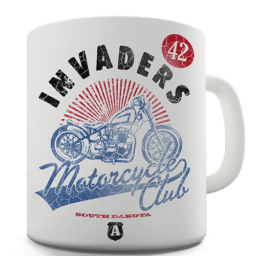 Invaders Motorcycle Club Novelty Mug