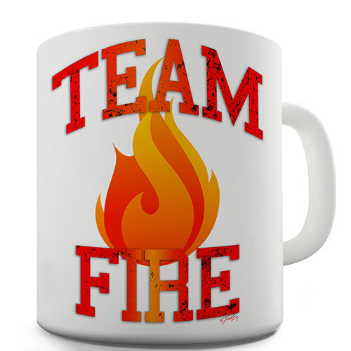 Team Fire Novelty Mug