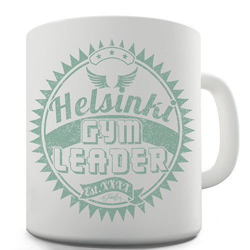 Gym Leader Helsinki Novelty Mug