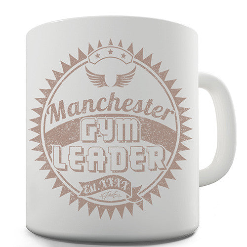 Gym Leader Manchester Novelty Mug