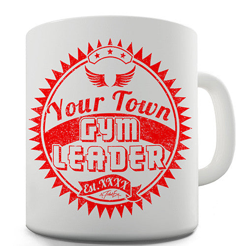 Gym Leader Red Personalised Mug