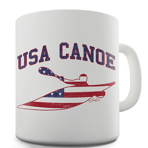 USA Canoe Novelty Mug