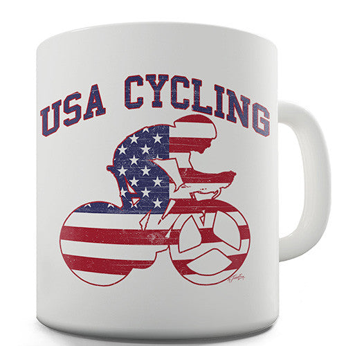 USA Cycling Novelty Mug